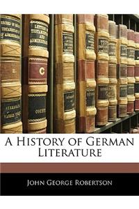 A History of German Literature