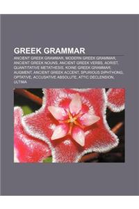 Greek Grammar