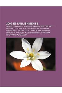 2002 Establishments