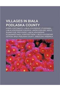 Villages in Bia a Podlaska County