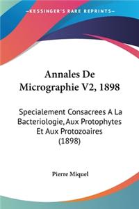 Annales De Micrographie V2, 1898