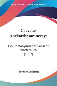 Cacvatas Anekarthasamuccaya