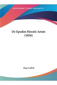 de Epodon Horatii Aetate (1856)