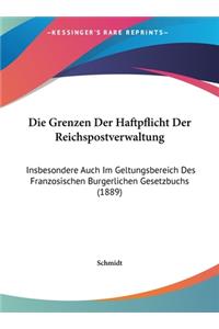Die Grenzen Der Haftpflicht Der Reichspostverwaltung