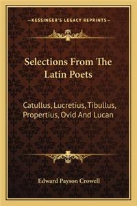 Selections from the Latin Poets