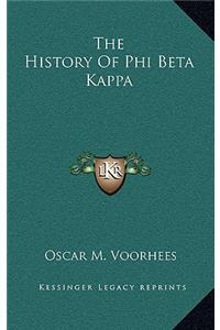 The History Of Phi Beta Kappa