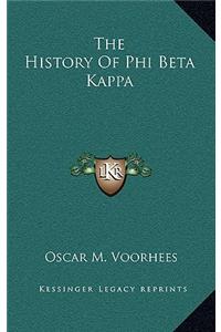 History Of Phi Beta Kappa