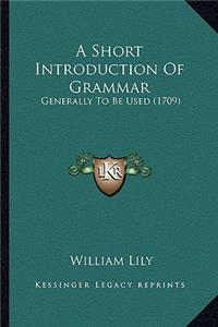 Short Introduction of Grammar