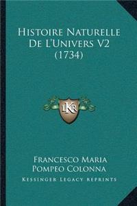 Histoire Naturelle De L'Univers V2 (1734)