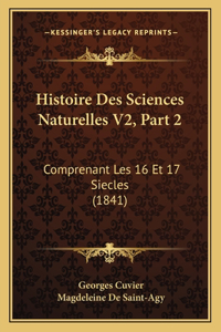 Histoire Des Sciences Naturelles V2, Part 2