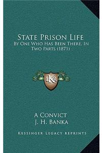 State Prison Life: By One Who Has Been There, In Two Parts (1871)