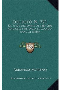 Decreto N. 521