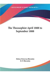 The Theosophist April 1888 to September 1888