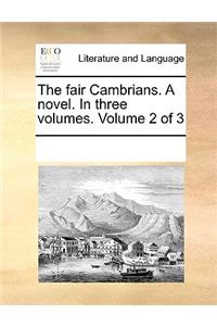 The fair Cambrians. A novel. In three volumes. Volume 2 of 3