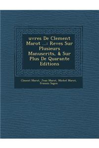 Uvres de Clement Marot ...