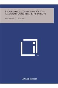 Biographical Directory of the American Congress, 1774-1927, V1