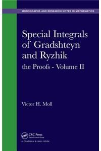 Special Integrals of Gradshteyn and Ryzhik