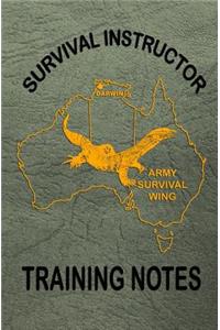 Survival Instructor Training Notes