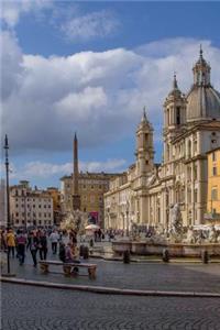 Piazza Navona, Rome, Italy Journal: 150 Page Lined Notebook/Diary
