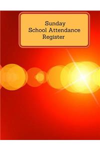 Sunday School Attendance Register