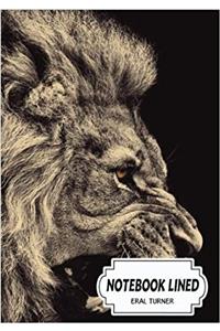 Lion Notebook: Notebook / Journal / Diary; Lined Pages