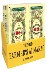 The 2024 Old Farmerâ€™s Almanac 24-copy counter display