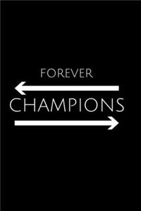 Forever Champions - GYM LOG Notebook