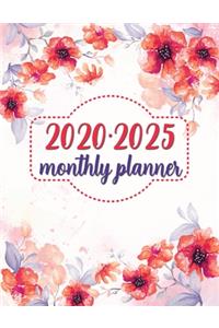 2020-2025 Monthly Planner