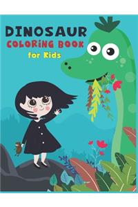 Dinosaur Coloring Book For Kids.: A Dinosaur Activity Book Adventure For Boys & Girls, Ages 2-4, 4-8. Size-8.5" x 11" Cover.