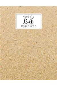 Monthly Bill Organizer