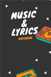 Music & Lyrics Notebook