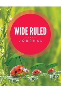 Wide Ruled Journal