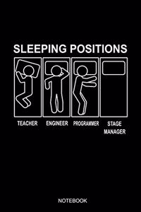 Sleeping Positions Notebook