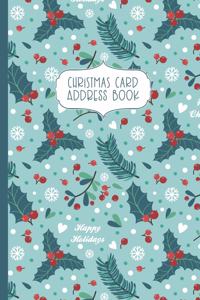 Christmas Card Address Book