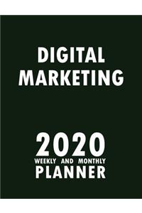 Digital Marketing 2020 Weekly and Monthly Planner