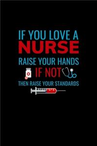 If you love a Nurse raise your hands if not then raise your standards