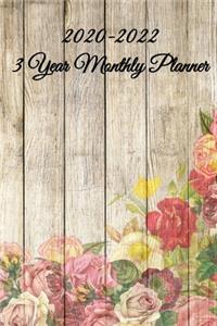 2020-2022 3 Year Monthly Planner