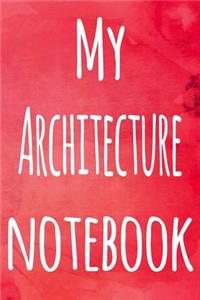 My Architecture Notebook