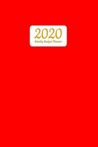 2020 Planner Weekly Planner Schedule day planner Red