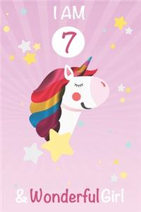 I am 7 and Wonderful Girl