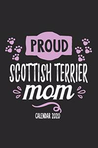 Proud Scottish Terrier Mom Calender 2020