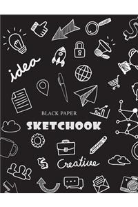 Black Paper Sketchbook