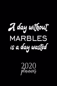 A Day Without Marbles Is A Day Wasted 2020 Planner