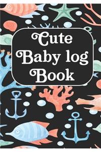 Cute Baby log Book