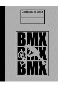 BMX Composition Notebook - 4x4 Quad Ruled