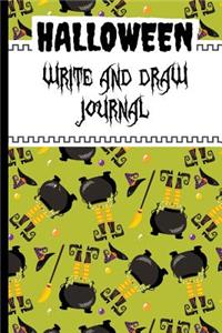 Halloween Write and Draw Journal