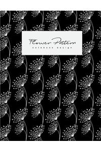 Flower Pattern Notebook Design