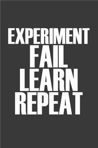 Experiment Fail Learn Repeat