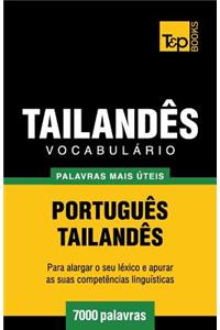 Vocabulário Português-Tailandês - 7000 palavras mais úteis
