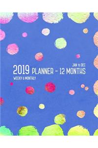 Planner 2019 12 Months
